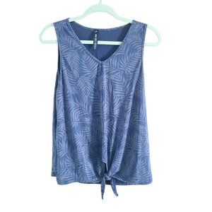 Design Lab Lord Taylor Tank Top Womens Purple Floral USA Made - Size SM (WT012)